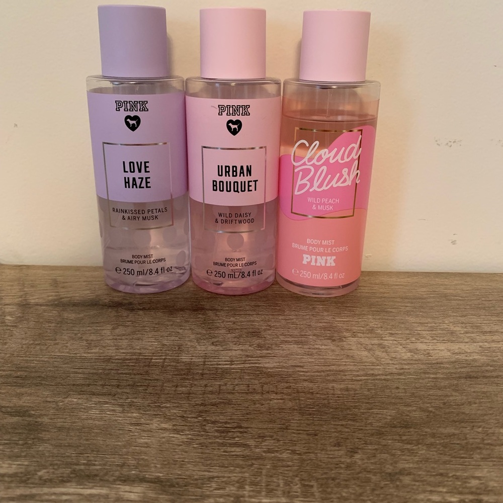 PINK body mist